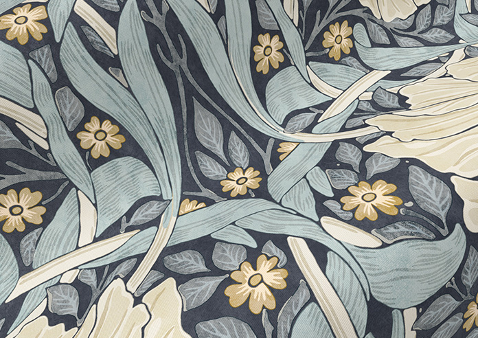 William Morris At Home Pimpernel, Indigo - Roller Blind - Image 4